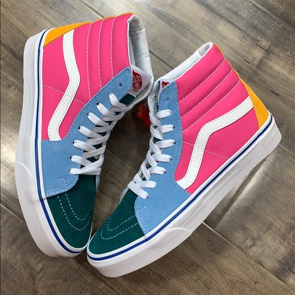 VANS SK-8-HI Suede/Canvas Multi/Brig men’s - Picture 15 of 16